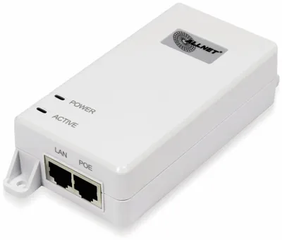 Zdjęcie produktu dla ALLNET ALL0488V6, 10,100,1000 Mbit/s, 10/100, IEEE 802.3, IEEE 802.3ab, IEEE 802.3af, IEEE 802.3at, IEEE 802.3u, Biały, 100 m, 30 V