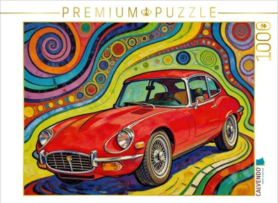 Produktbild von CALVENDO Puzzle Kultmodell Jaguar E | 1000 Teile Lege-Größe 64x48cm Foto-Puzzle für glückliche Stunden