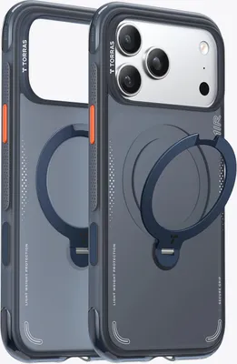 Immagine prodotto di TORRAS Ostand Air Custodia per iPhone 17 Pro, MagSafe Blu