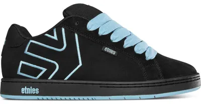 Image de Etnies Fader, chaussures noires et bleu ciel, taille 42
