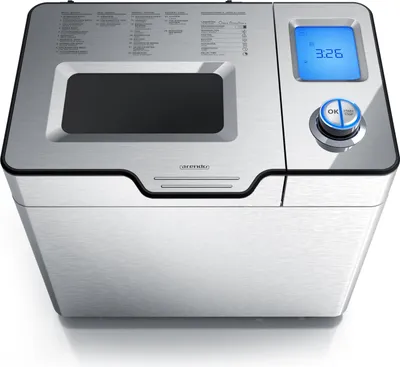 Produktbild von Arendo Brotbackautomat 550W, Brotbackmaschine, 25 Programme, glutenfreies Backen, Joghurtfunktion, 1 kg Kapazität, Direktantrieb, Antihaftbeschichtung, BPA-frei