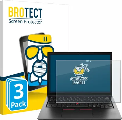 Produktbild von 3x BROTECT Entspiegelungs Schutzglas für Lenovo ThinkPad L13 Yoga Gen 4 Schutzfolie Panzer Folie Glas Display Schutz matt