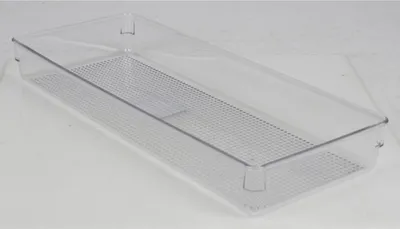 Produktbild von Organizer Box ca. 40x16x5 cm – stabile Aufbewahrungsbox aus Kunststoff für Büro Küche oder Bad, ideal zum Sortieren und Organisieren kleiner Gegenstände