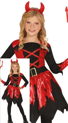 Produktbild von Guirca Teufelskostüm (mädchen) 3-4 Years 3-4 Years