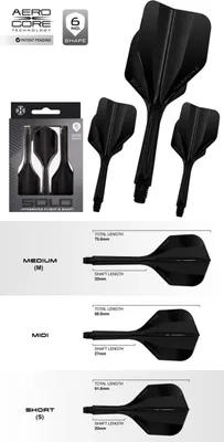Produktbild von Harrows Solo 6 Flights black short