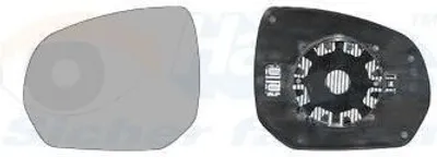 Produktbild von VAN WEZEL Spiegelglas Außenspiegel Links für CITROËN C4 Grand Picasso I (UA) Konvex Beheizbar 0972835