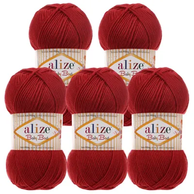 500g Alize Baby Best 106 rot