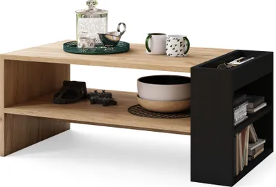 Produktbild von Design Couchtisch Nefri Tisch Wohnzimmertisch mit Ablagefläche