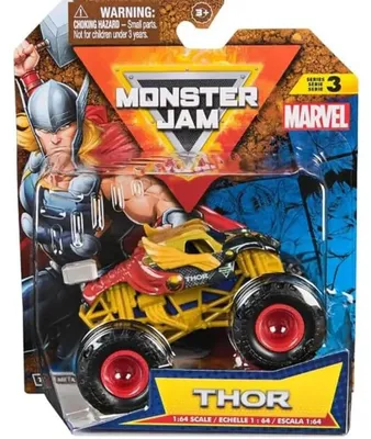 Produktbild von Monster Jam Marvel Thor Lastwagen Mehrfarbig Kinder Mehrfarbig One Size