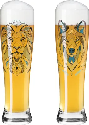 Produktbild von Ritzenhoff 3481015 BRAUCHZEIT Weizenbierglas 2er Set #27, #28 Andreas Preis 2025