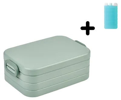 Immagine prodotto di Mepal Lunchbox midi verde con elemento refrigerante - Take a Break Contenitore per il pranzo