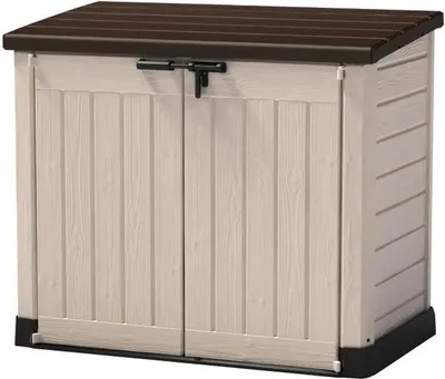 Produktbild von Keter Aufbewahrungsbox, 1200 Liter, Resin, Beige und Braun, 145,5 x 82 x 125 cm
