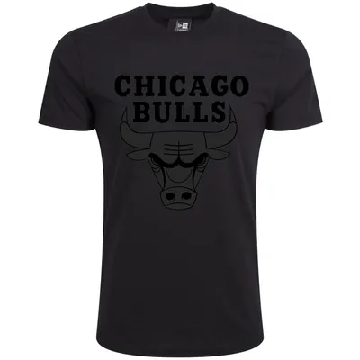 Produktbild von New Era Basic Shirt - NBA Chicago Bulls schwarz