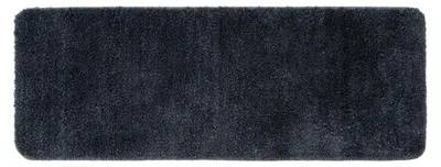 Produktbild von Badezimmerteppich Badematte rutschfest waschbar dunkelgrau 45x120 cm