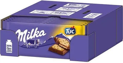 Obrázek produktu pro Milka Tuc Cracker čokoláda z lahodného alpského mléka 87g