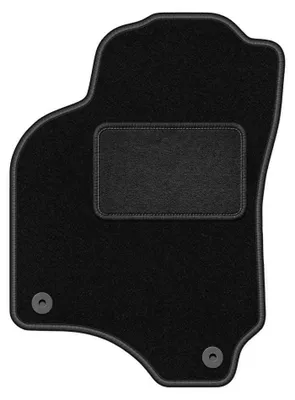 Produktbild von Fahrermatte Velours für Opel Astra G 1998-2009 (Cabrio/Coupé/Bertone) – 1-tlg, Schwarz, passgenau – Wielganizator LUX