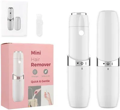 Produktbild von Damen Epilator Set mit LED-Beleuchtung - Handheld & USB-Ladbar für Gesicht, Beine, Arme und Bikini - inkl. Zubehör für präzise Epilation