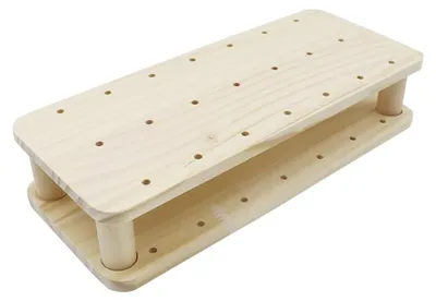 Süßigkeiten-Aufbewahrungsregal aus Holz, 1 Stück, 11 x 4,7 x 2,3 cm