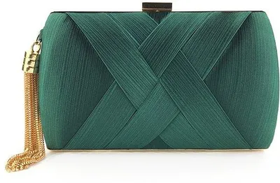 Produktbild von Vielseitige Damen Satin Abendtasche – elegant, als Clutch, Handtasche und Schultertasche