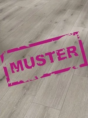 Produktbild von Handmuster zu Designboden Modular ONE Eiche Urban grau gekälkt Landhausdiele Klickverbindung 1285 x 194 x 8,0 mm