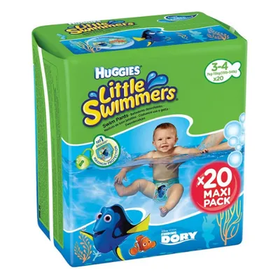 Produktbild von Huggies Little Swimmers 7 bis 15 Kg Schwimmwindeln Größe 3-4 20 Stück