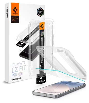 Zdjęcie produktu dla Spigen Glas.tR EZ Fit Pro HD, Samsung, Galaxy S26 FE, Nietłukące, Odporny na zadrapania, Przezroczysty, 1 szt.
