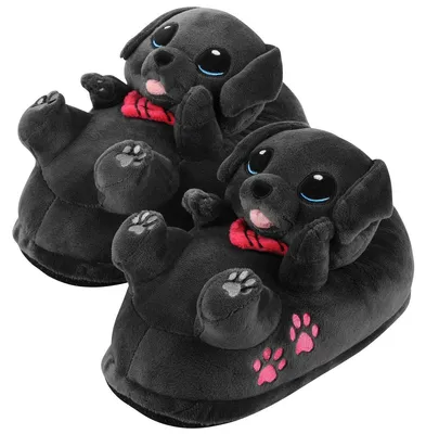 Produktbild von Hausschuhe Plüschtiere Tierpantoffeln Plüsch-Hausschuhe - Lustiges Tierdesign - Weicher Plüsch - Für Innenräume und Zuhause