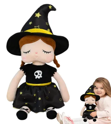 Produktbild von Elzusha – Schattige, plüschige Hexenpuppen für Halloween