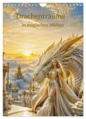 Produktbild von Drachenträume in magischen Welten (Wandkalender 2027 DIN A4 hoch), CALVENDO Monatskalender