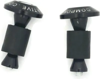 Produktbild von Lenker-Antivibrationsgewichte Schwarz für Honda Kawasaki Yamaha Suzuki