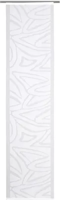 Produktbild von Flächenvorhang - 60 x 245 cm - Beige - Weiß - Polyester - inkl. Technik