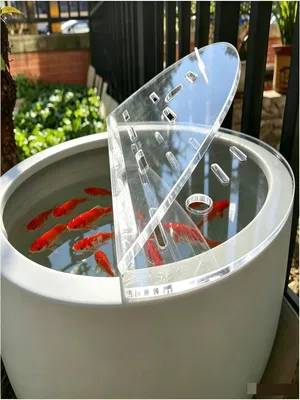 Produktbild von Acryl-Abdeckung für Aquarium mit Klappdeckel