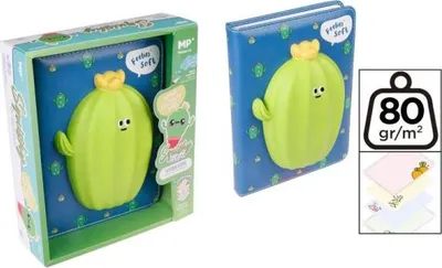 Produktbild von Notizbuch / Squishy Tagebuch - Kaktus