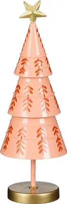 Zdjęcie produktu dla Ozdoba choinkowa Mica Decorations - H40 x Ø13 cm - Żelazo - Różowy