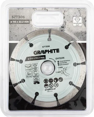 Immagine prodotto di Disco diamantato segmentato per taglio 115 x 22,2 mm