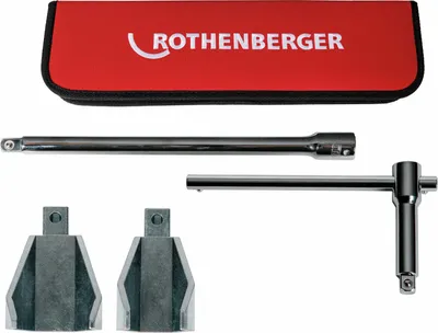 Produktbild von Rothenberger Standhahnmuttern-Set,SW36+47,Griff+Verl.