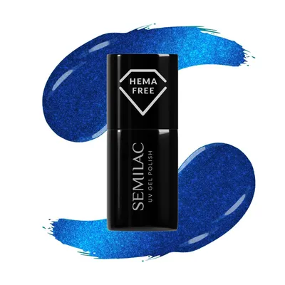 Produktbild von Semilac 466 Blauer Seidenpyjamas 7Ml