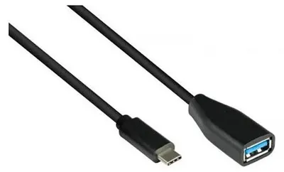 Produktbild von Good Connections USB 3.2 Gen.1 OTG Kabel USB-C St.-A-Bu.