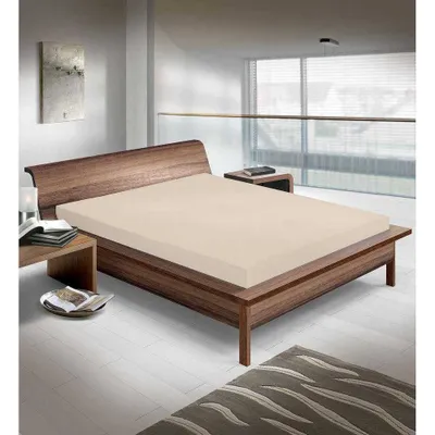 Immagine prodotto di biberna lenzuolo teso in jersey fine Kochfest Uni Natur 90x190 cm - 100x200 cm