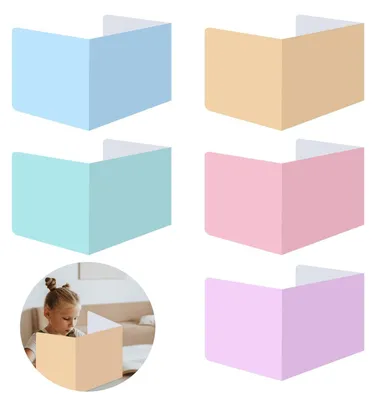 Produktbild von Solidchoice - 5 Stück verstellbare Schreibtischabtrennungen