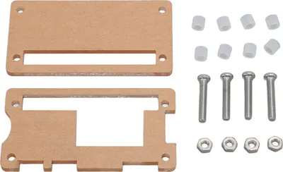 Zdjęcie produktu dla Obudowa do Orange Pi Zero 2W Wytrzymała, przezroczysta obudowa akrylowa z precyzyjnymi wycięciami na płytkę rozwojową