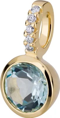 Zdjęcie produktu dla Wisiorek Orolino 585/- złoto 1,1 cm biały brylant 067340159
