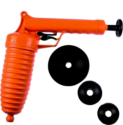 Produktbild von Pango® Rohrreiniger 3000 – Druckluft Rohrreiniger ohne Chemie – inkl. Adapter für Abflusssiebe & Excenteradapter 58/50 mm – Original aus TV-Werbung