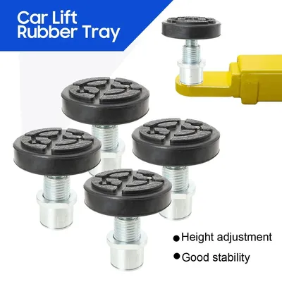 Produktbild von Gummiauflage für Wagenheber 4er Set - Jack Pad Adapter - für Falz / Pinch Weld - schützt Schweller und Rahmen - für Wagenheber und Hebebühne