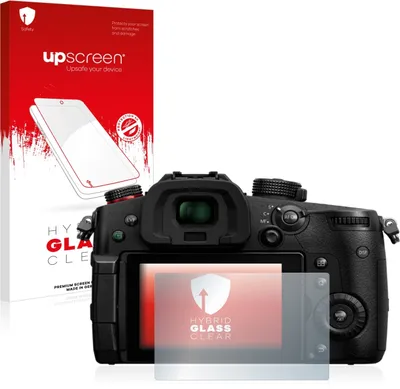 Produktbild von upscreen Schutzglas für Panasonic Lumix DC-GH5 II Schutzfolie Panzer Folie Glas Display Schutz klar
