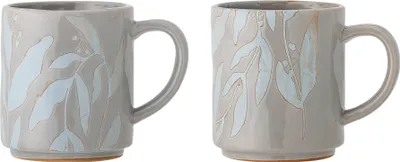 Produktbild von Aurora Becher, Grau, Steingut