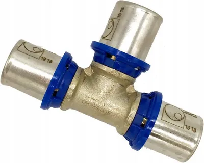 Obrázok produktu pre PEX T-kus 16 x 20 x 16 krimpovaný Životnosť rúrky Radopress
