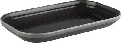 Produktbild von APS 85120 GN 1/4 Tablett EMMA, 26,5 x 16,2 cm, Höhe 3 cm, Melamin, grau