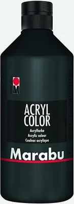 Produktbild von Marabu Acrylfarbe Acryl Color 500 ml schwarz 073