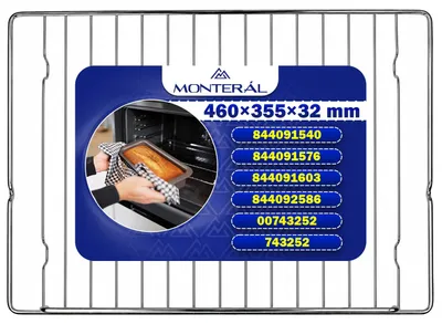 Ofenrost 460x355x32 mm für Smeg und Bosch